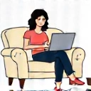 Person mit Laptop, symbolisiert Flexibilität